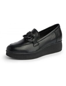 Pantofi piele 1299-1 Negru Dr. Calm