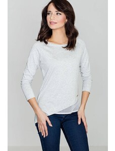 Asymmetrical blouse Lenitif gray