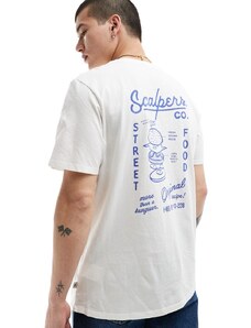 Scalpers street t-shirt in off white