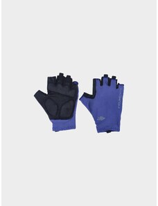 4F Mănuși de bicicletă unisex cu inserții din gel - bleumarin - L