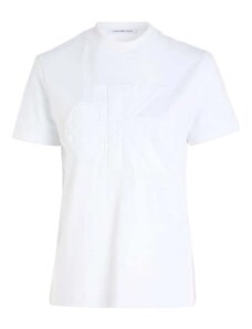 CALVIN KLEIN T-Shirt Premium Monologo Tee J20J223362 YAF bright white