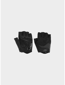 4F Mănuși de bicicletă unisex cu inserții din gel - negre - L