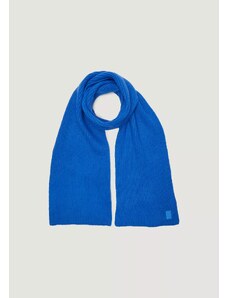 Fular tricotat cu amestec din lana, albastru, dama, Comma