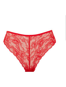 DEFACTO Fall in Love New Year Themed Red Lace Brazilian Slip Panty
