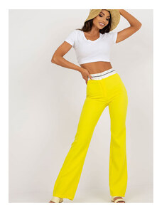 Pantaloni pentru femei Italy Moda model 179705 Yellow