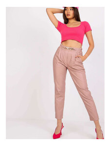 Pantaloni pentru femei Italy Moda model 167379 Pink