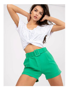 Pantaloni scurți pentru femei Italy Moda model 166318 Green