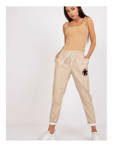 Pantaloni pentru femei Italy Moda model 166989 Beige