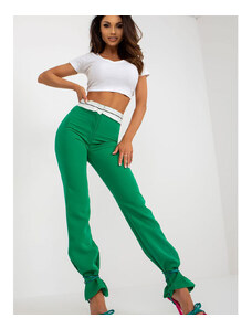 Pantaloni pentru femei Italy Moda model 179701 Green