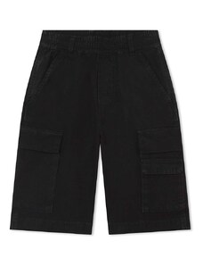 Marc Jacobs pantaloni scurți din bumbac pentru copii culoarea negru, neted