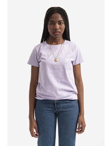 A.P.C. tricou din bumbac Item F culoarea violet COEOP.F26012-WHITE