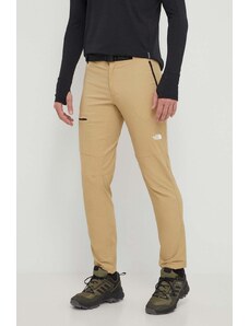 The North Face pantaloni de exterior Lightning culoarea bej, NF0A495NLK51