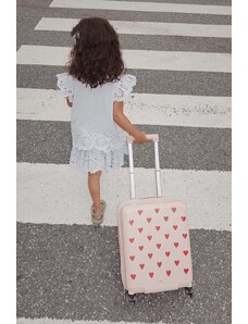 Konges Sløjd valiză pentru copii culoarea roz