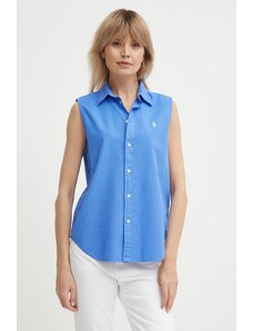 Polo Ralph Lauren cămașă din bumbac femei, cu guler clasic, regular, 211906512