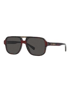 Dolce & Gabbana ochelari de soare copii culoarea bordo, 0DX4003