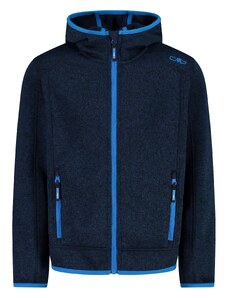 CMP Jachetă fleece funcțională 'Fix Hood' albastru marin / azur