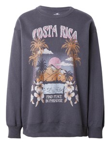 HOLLISTER Bluză de molton maro deschis / gri închis / roz / alb