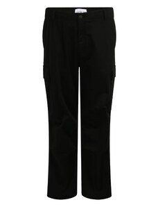 Calvin Klein Jeans Plus Pantaloni cu buzunare gri închis / negru / alb