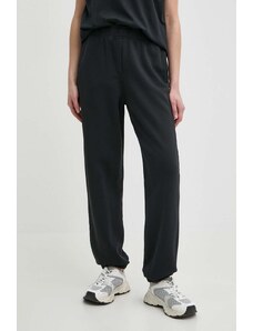 Pinko pantaloni de trening din bumbac culoarea negru, cu imprimeu, 104270 A266