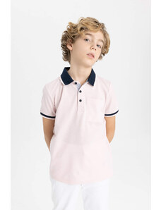 DEFACTO Boy Pique Short Sleeve Polo T-Shirt