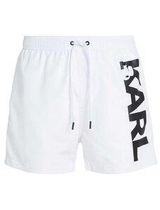 KARL LAGERFELD M Costum de baie Karl Logo Short Boardshorts 230M2202 100 white