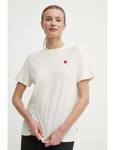 Fjallraven tricou Hemp Blend T-shirt femei, culoarea bej, F14600163