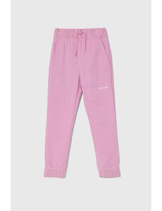 Columbia pantaloni de trening pentru copii Columbia Trek II Jo culoarea roz, cu imprimeu