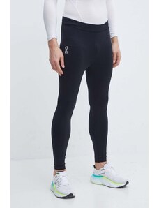 On-running leggins de alergare Core culoarea negru, neted
