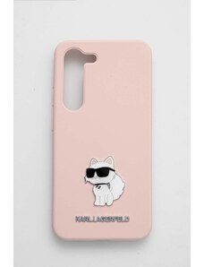 Karl Lagerfeld Husă pentru telefon S23 S911 culoarea roz
