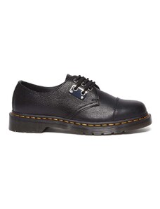 Dr. Martens pantofi de piele 1461 Metal Plate culoarea negru, DM31684001