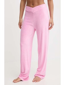 HUGO pantaloni de trening culoarea roz, uni, 50514881