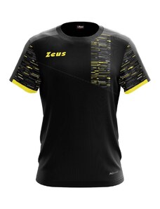 Tricou Barbati ZEUS T-Shirt Glitch Nero/Giallo