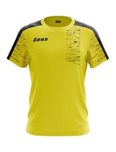 Tricou Barbati ZEUS T-Shirt Glitch Giallo/Nero
