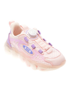 Pantofi sport BOBDOG roz, 66781, din material textil si piele ecologica