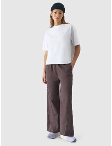 4F Pantaloni casual cu craci largi pentru femei - maro - L