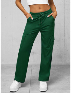 Pantaloni de dama verde OZONEE O/HGM6616