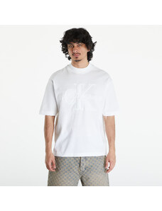 Tricou pentru bărbați Calvin Klein Jeans Premium Monologo Tee White