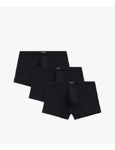 Men's Atlantic Boxer Shorts 3Pack - Black