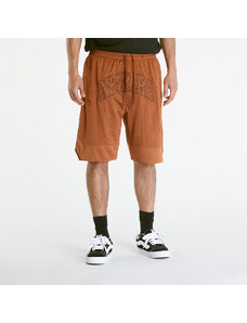 Pantaloni scurți pentru bărbați New Era Arch Logo Mesh Shorts Brown