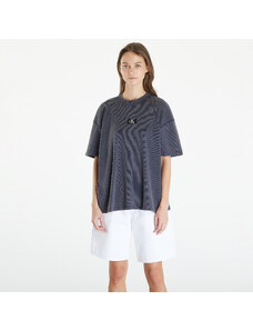 Tricou pentru femei Calvin Klein Jeans Washed Rib Label Boy T-Shirt Gray