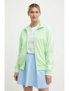 adidas Originals bluza femei, culoarea verde, cu imprimeu, IP0614