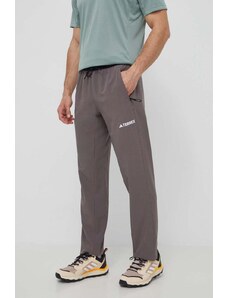 adidas TERREX pantaloni de exterior Liteflex culoarea gri, IQ3511