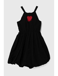 Pinko Up rochie fete culoarea negru, mini, evazati