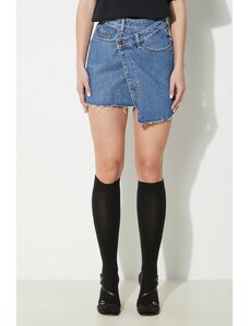 KSUBI fusta jeans Rap Skirt Heritage mini, evazati, WCO23SK001