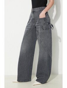 JW Anderson jeansi Twisted Workwear Jeans femei high waist, DT0057.PG1195.929