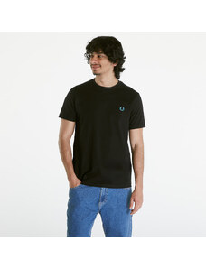 Tricou pentru bărbați FRED PERRY Print T-shirt Black