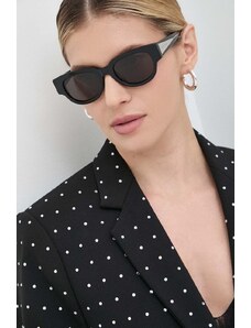 Bottega Veneta ochelari de soare femei, culoarea negru, BV1278SA