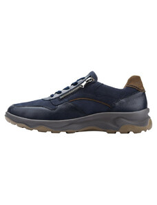 Pantofi barbati, Waldlaufer, 718006-301-519-H-Max-Albastru-Inchis, casual, piele naturala, cu talpa groasa, albastru inchis (Marime: 43)