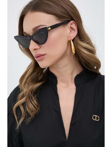 Balmain ochelari de soare femei, culoarea negru