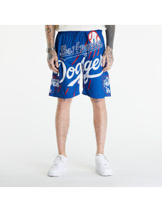 Pantaloni scurți pentru bărbați New Era Los Angeles Dodgers Large Logo Shorts Majestic Blue